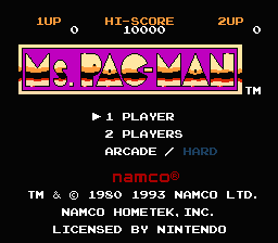 Ms. Pac-Man [Namco] screenshot 6 for NES